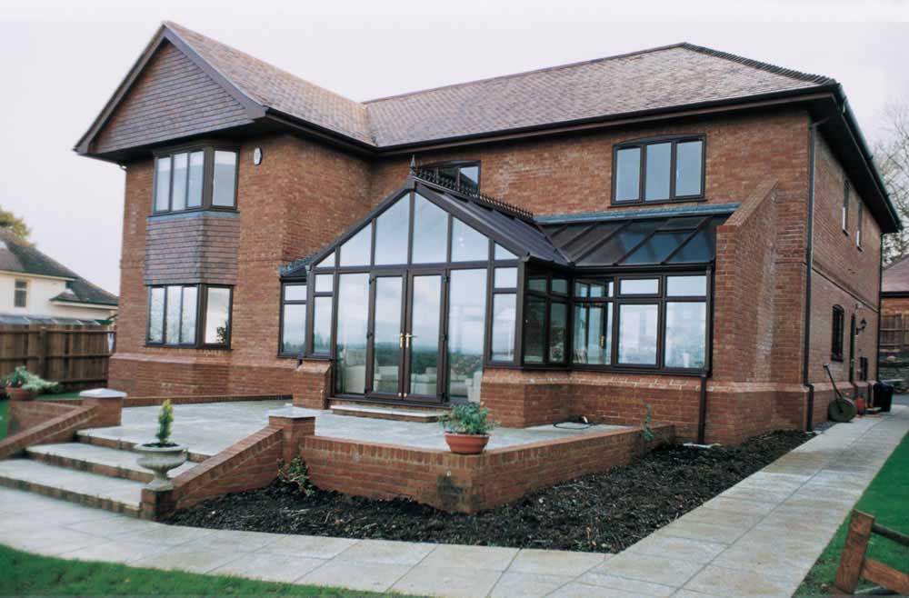 brown gable conservatory
